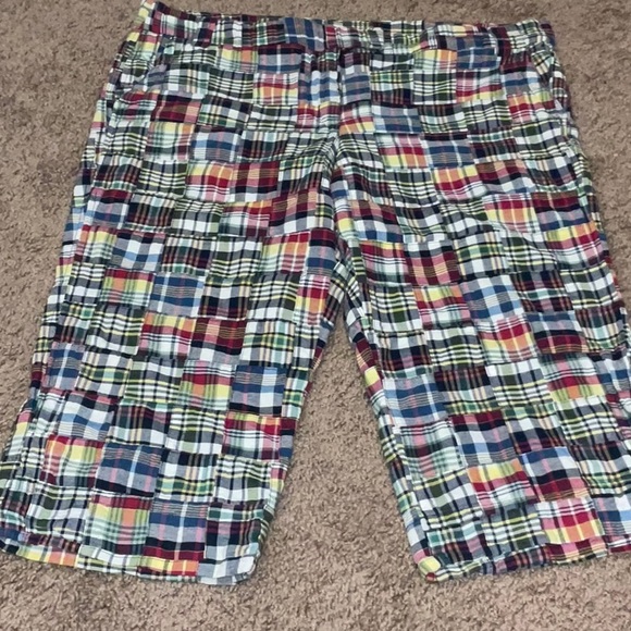 J. Crew Pants - J Crew madras cropped pants